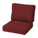 Arden Selections ProFoam Performance Outdoor Deep Seating Cushion Set 22 x 22 Classic Red