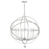 Nine Light Chandelier in Traditional and Contemporary Style 40 inches Wide By 50 inches High-Olde Silver Finish Bailey Street Home 49-Bel-1628232