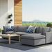 Commix 5-Piece Sunbrella Outdoor Patio Sectional Sofa-EEI-5584
