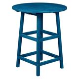 Captiva Casual Recycled Plastic Round Pub Height Patio Table
