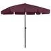 Andoer Beach Umbrella Bordeaux Red 78.7 x49.2