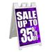 Sale Up To 35 Percent Off (24 X 36 ) Standard A-Frame Signicade Includes Decal Applied To Stand