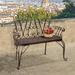 Design Toscano Seating for 2 French Quarter Brown Outdoor Garden Bench