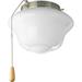 P2644-09WB-Progress Lighting-AirPro Light Kit - Wide - 1 Light in Transitional style - 10 Inches wide by 9.75 Inches high-Brushed Nickel Finish