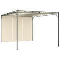 Carevas Garden Gazebo with Side Curtain 157.5 x118.1 x88.6