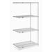 Nexel Wire Shelving Add-On Poly-Z-Brite 48 W x 14 D x 54 H