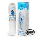 4-Pack Replacement for General Electric PDS22MISBCC Refrigerator Water Filter - Compatible with General Electric GSWF Fridge Water Filter Cartridge - Denali Pure Brand