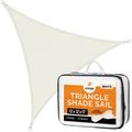 Outdoor Sun Shade - 12 x 12 x 17 White Shade Sails for Backyard - Sun Shade Balcony Shade Canopy - Pergola Shade Cover for Garden - Sun Sail Deck Shade Sunshades for Patio - Sun Shades Outdoor