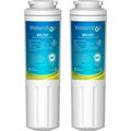 Waterdrop UKF8001 Refrigerator Water Filter 4 Replacement for Whirlpool EDR4RXD1 EveryDrop Filter 4 NSF 42 Certified 2 Filters