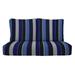 RSH DÃ©cor Indoor Outdoor Sunbrella Deep Seating Loveseat Cushion Set 1- 46â€� x 26â€� x 5â€� Seat and 2- 25â€� x 21â€� Backs Milano Cobalt