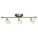 Eglo 204005A Mill Street 3-Light Led Semi-Flush Mount Track Lighting - Nickel