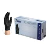 1st Choice Black Nitrile Disposable Exam Gloves 3 Mil Medium 100