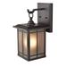 Millennium Lighting Brockston 1 Light Outdoor Fixture in Powder Coat Bronze