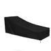 SENRISE Sun Lounger Cover Outdoor Patio Lounge Chair Cover Windproof Waterproof Black