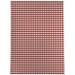 RED GINGHAM DREAM Outdoor Rug By Kavka Designs