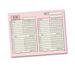 Jennakate Pink Magnetic Multiple Child Behavior Reward Chore Chart- Daily Chore Checklist- Dry Erase- 18 x 14