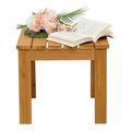 Patio Coffee Bistro Table/ End Table / Side Table / Night Stand / Bedside Table for Indoor and Outdoor Natural