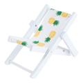 NUOLUX 1pc Creative Mobile Phone Holder Stand Support Adorable Pineapple Pattern Beach Chair Ornament Organizer