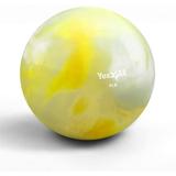 Yes4All 9lbs Soft Weighted Toning Ball Marble Yellow