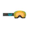 Dragon X1s Snow Goggle Pinned w/Red Yellow Ion + Extra Rose Lens