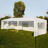 CB15345 10 x 30 ft. Outdoor Canopy Tent Heavy Duty Gazebo White