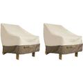 Classic Accessories Veranda Patio Lounge Chair/Club Chair Cover 2-Pack Bundle