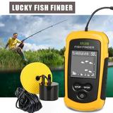 LeKY Fish Depth Finder Digital Display Depth Readout Accurate Portable Fish Finder for Boat Fishing