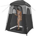 KingCamp Oversize Camping Shower Tent Extra Wide 1 Room Shower Tent Outdoor Privacy Tent for Portable Toilet/Bathroom/Dressing Changing Room Black