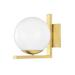 5081-AGB-Hudson Valley Lighting-Tanner - 1 Light Wall Sconce in Contemporary/Modern Style - 7.5 Inches Wide by 9.25 Inches High-Aged Brass Finish