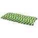 Vargottam Printed OutdoorBenchCushionLounger Water Resistant LoungerBenchSeat Garden Furniture Patio Front Porch Decor and Outdoor Seating-Green