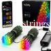 Twinkly Strings App-Controlled Smart 250 Multicolor RGB LED Christmas Lights (2 Pack)