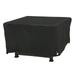 Modern Leisure Garrison Black Diamond Square Fire Pit Table Cover Waterproof 42 L x 42 W x 22 H Black
