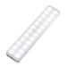 1pack LED Closet Light 24 LED Rechargeable Motion Sensor Indoor Under Cabinet Lighting Wireless Night Light Anywhere with 1000mAh Battery for Hallway Stair Closet Kitchen