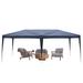 EasingRoom Ez Pop Up Canopy Tent Outdoor Folding Patio Gazebo Shade 10 x20 Blue
