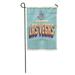 LADDKE Fifties Vintage Touristic Effects Love from Las Vegas Nevada Sign Garden Flag Decorative Flag House Banner 12x18 inch