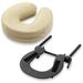 Saloniture Adjustable Massage Table Face Cradle and Pillow 3 Foam - Cream