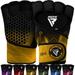 RDX Weight Lifting Gloves Grips Fitness Gym Workout Long Wrist Support Ventilated Open Back Anti-Slip Gripper Strength Training Deadlift HIIT Exercise Women Men Cycling Climbing Gymnastics Rowing