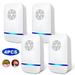 Ultrasonic Pest Repeller Electronic Plug in Indoor Sonic Repellent pest Control for Bugs Roaches Insects Mice Spiders Mosquitoes 4 Packs