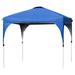 Patiojoy Pop-up Canopy Tent 10 x 10 Height Adjustable Commercial Instant Canopy w/ Portable Roller Bag Blue