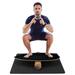 Goplus Wooden Balance Board Trainer Wobble Roller for Exercise Sports Training Equipment