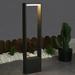 Inowel LED Bollard Pathway Light 120V Modern Outdoor Driveway Landscape Light Lawn Lamp for Garden Patio Step 23.6in