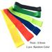 Resistance Bands Elastic Exercise Bands Yoga Stretch Band Ring Shape Elastic Resistance Loop for Legs Butt Glute Squats Stretch Workout Physical Therapy Yoga Pilates Fitness Training