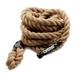 GSE Games & Sports Expert Sisal Gym Fitness Training Battle Climbing Rope Workout Rope for Climbing Exercises Physical Education Home Gym Strength Training - 1.5 x30