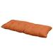 Vargottam Indoor/Outdoor Bench CushionWater Resistant Tufted Patio Seating Lounger Bench Swing Cushion-48 L x 18 W x 5 H- Coral Orange