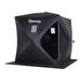 Outsunny 2 Person Ice Fishing Shelter with Internal Storage Bag Insulated Waterproof Portable Pop up Ice Tent for Outdoor Fishing Black