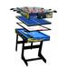 IFOYO Multi Function 4 in 1 Combo Folding Game Table Steady Pool Table Hockey Table Soccer Football Table Table Tennis Table Ideal Birthday Gift 48in (Yellow Flame)