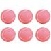 6Pcs Pack Pink Tennis Balls Wear-Resistant Elastic Training Balls 66mm Ladies Beginners Practice Tennis Ball for Club