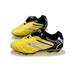 Ritualay Boys Nonslip Lace Up Sneakers School Breathable Football Shoes Gym Lightweight Flat Soccer Cleats Yellow Long Nail 36