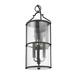 3 Light Large Outdoor Wall Sconce 24.75 inches Tall and 10 inches Wide-Texture Black Finish Bailey Street Home 154-Bel-4623512