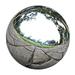 Stainless Steel Mirror Sphere Hollow Round Ball Garden Ornament 97mm